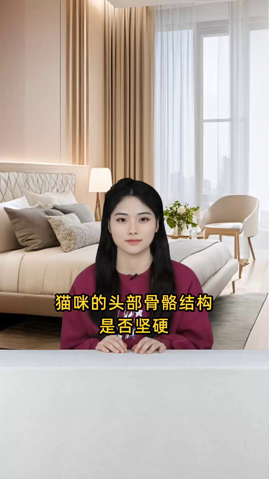 猫的头部骨骼结构是否坚硬,能否承受一定冲击?