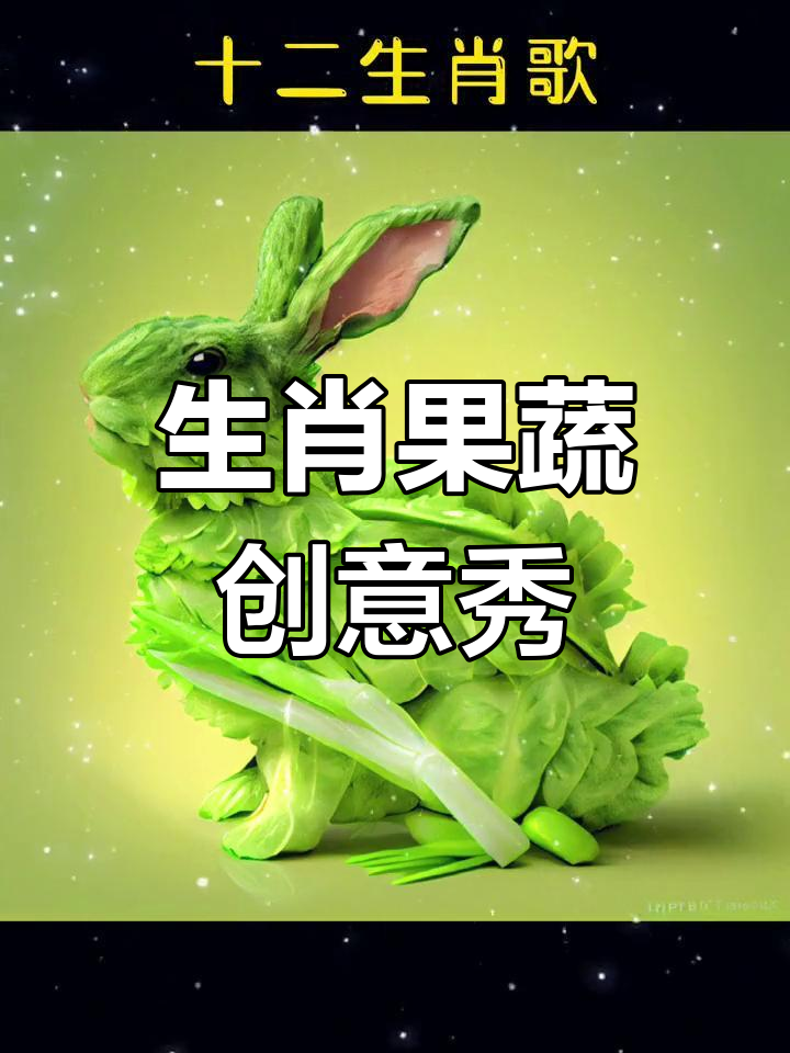 十二生肖果蔬造型大比拼,动物们变身蔬菜水果!
