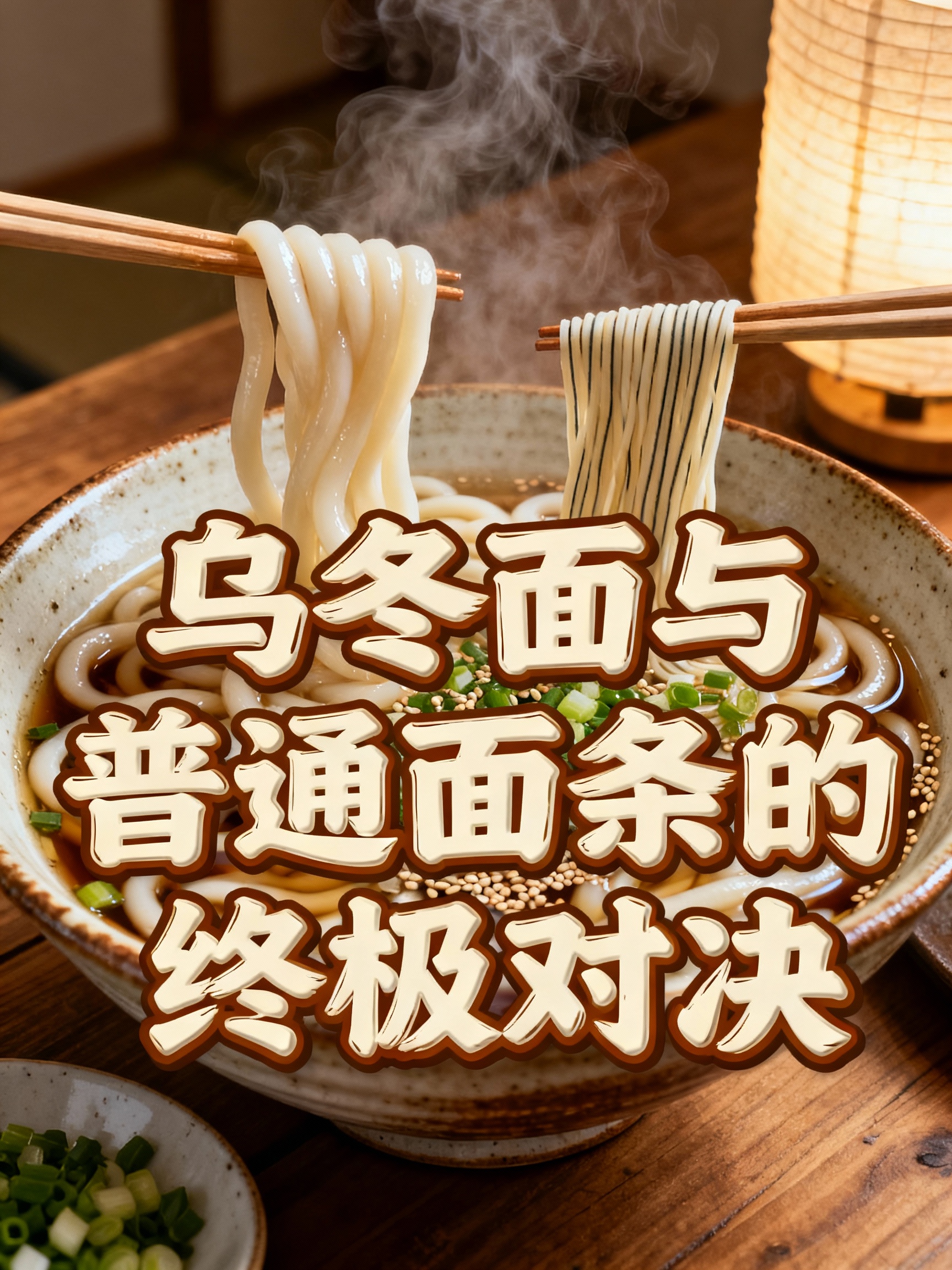 乌冬面与普通面条的终极对决