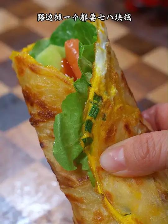 孩子上学的早餐,就试试这个手抓饼,简单省事儿还营养丰富