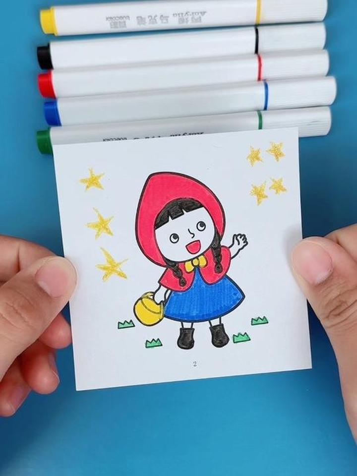简笔画涂色，亲子互动的绝佳选择