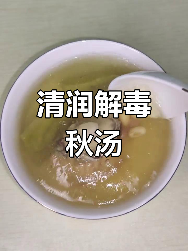秋季干燥必备,清热解毒汤推荐