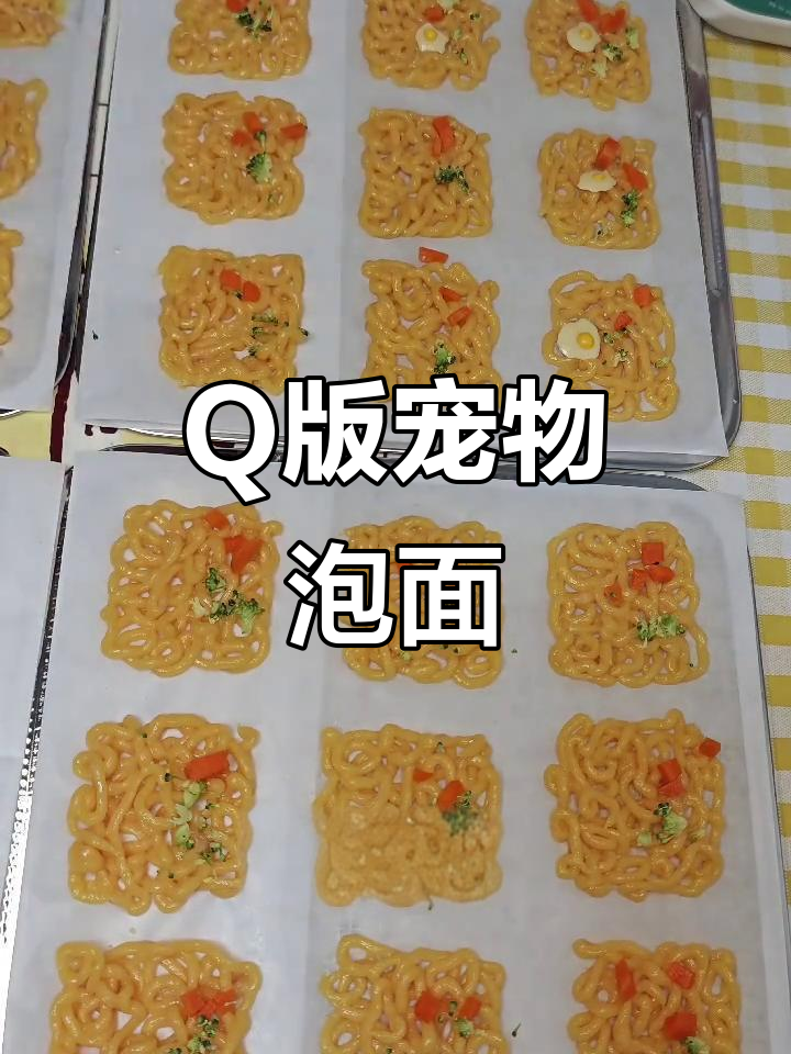 宠物零食新尝试：Q版鸡肉泡面，解压又治愈！
