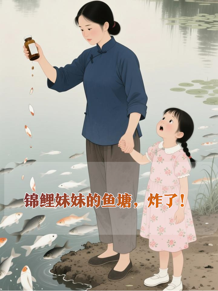 全村公认的锦鲤妹妹，竟在鱼塘撒药被姐姐抓包！