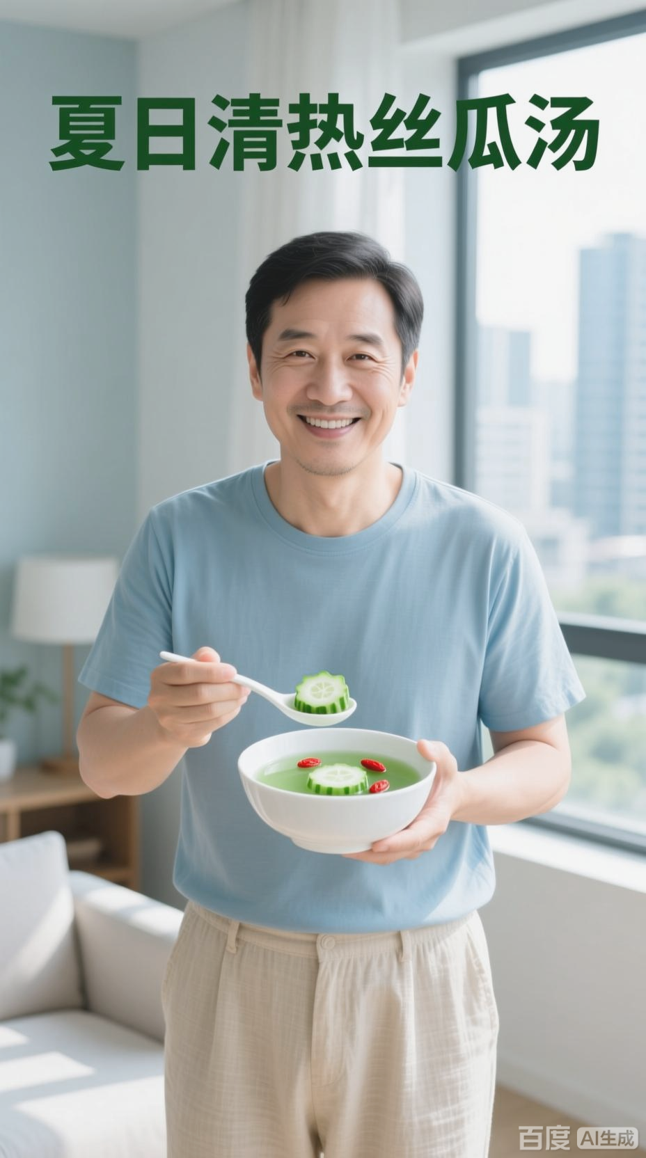 夏季养生，丝瓜汤清热通络