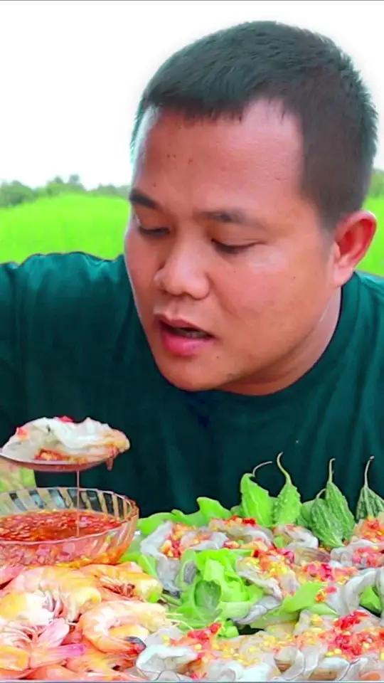 小苦瓜冰镇刺身开背虾酸辣料汁 #泰国大叔泰国美食种草激励计划全民任务内容启发搜索