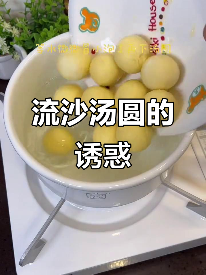 冬日必备,流沙汤圆软糯香浓,芝麻花生味超赞!