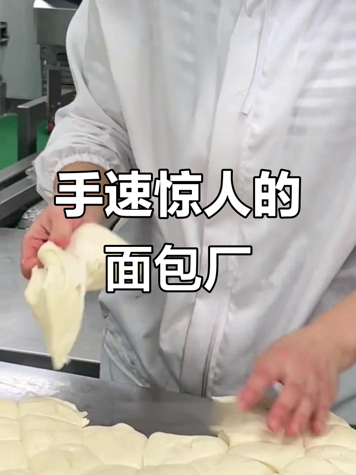 面包工厂手速惊人,2吨粉瞬间完成,我简直跟不上!