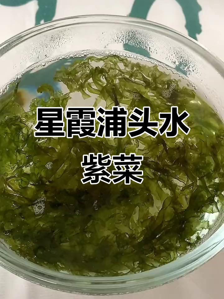 星霞浦头水紫菜100克铝袋装，防潮保鲜更方便