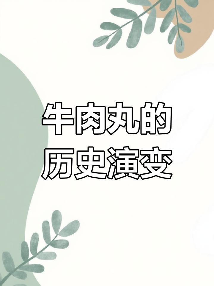 潮汕牛肉丸的起源与发展