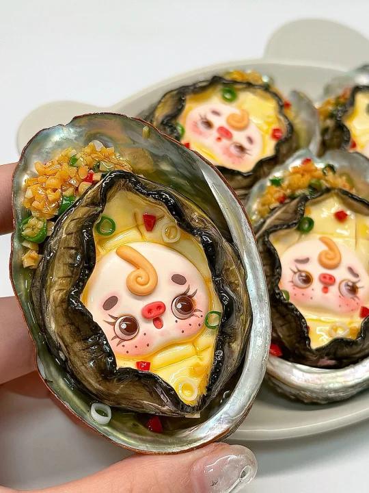 一口一个！超Q的蒜蓉鲍鱼！