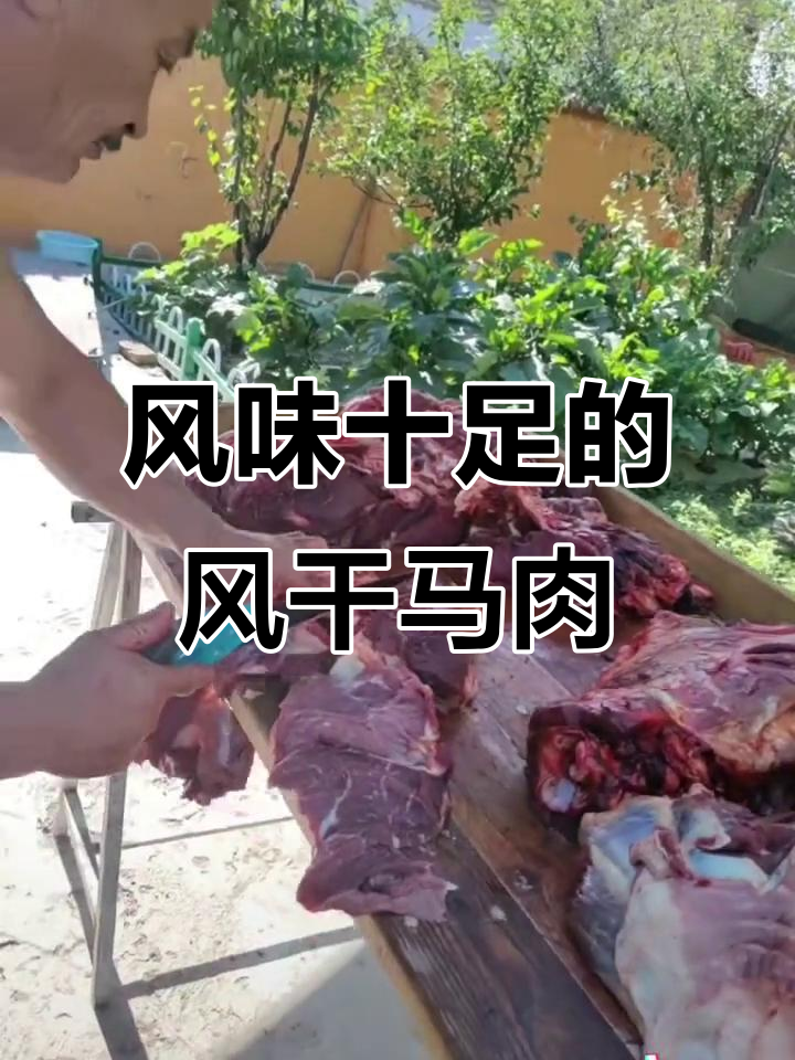 风干马肉与肠,纯天然美味让你停不下来