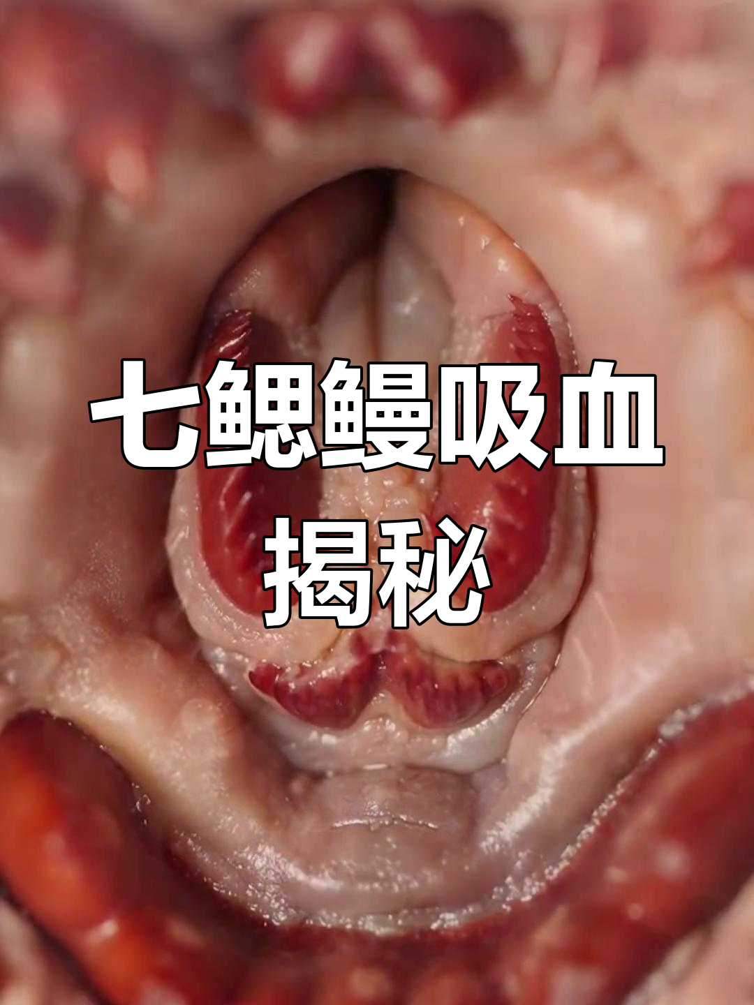 吸血鬼鱼:七鳃鳗的恐怖吸食方式,阿三看了都不敢有想法