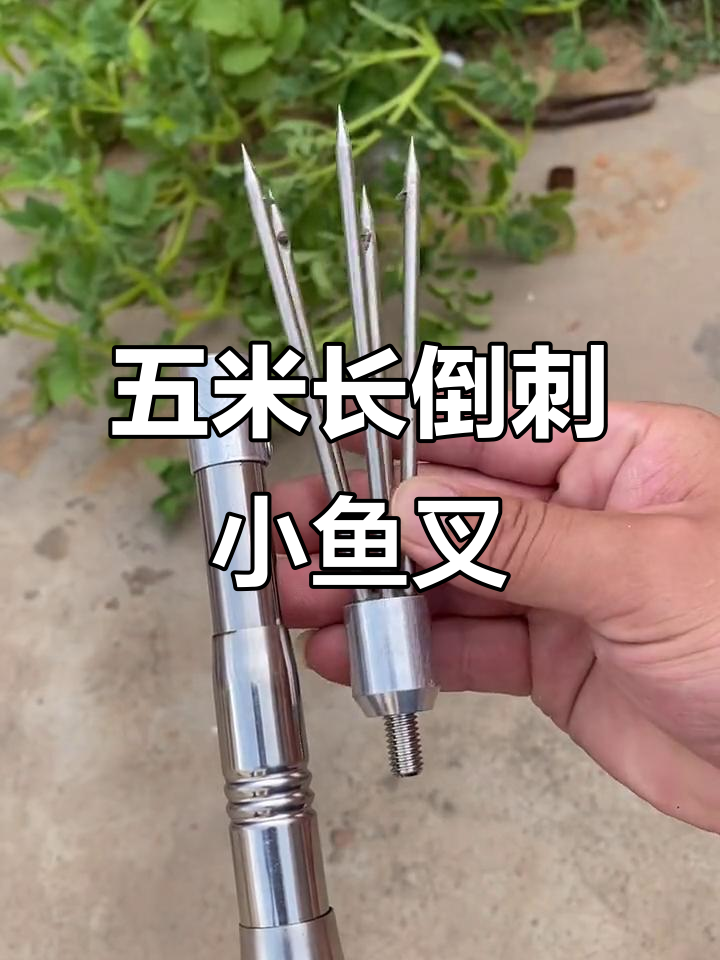 伸缩杆小鱼叉,轻松抓鱼不占地方