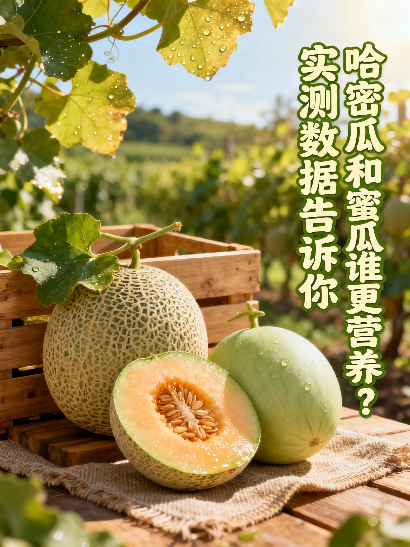 哈密瓜和蜜瓜谁更营养？实测数据告诉你