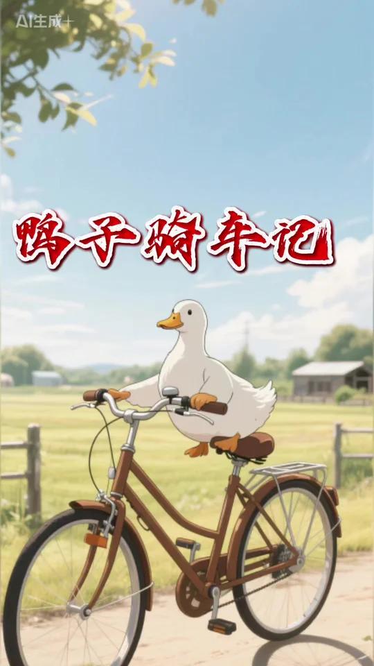 每天学习一个儿童故事《鸭子骑车记》