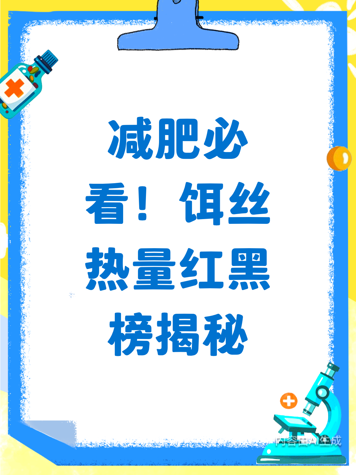 减肥必知!饵丝热量红黑榜大揭秘
