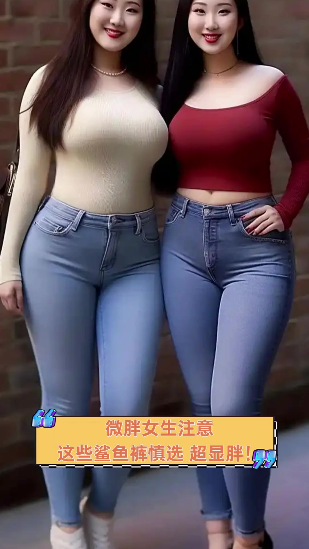 微胖女生注意,这些鲨鱼裤慎选,超显胖!
