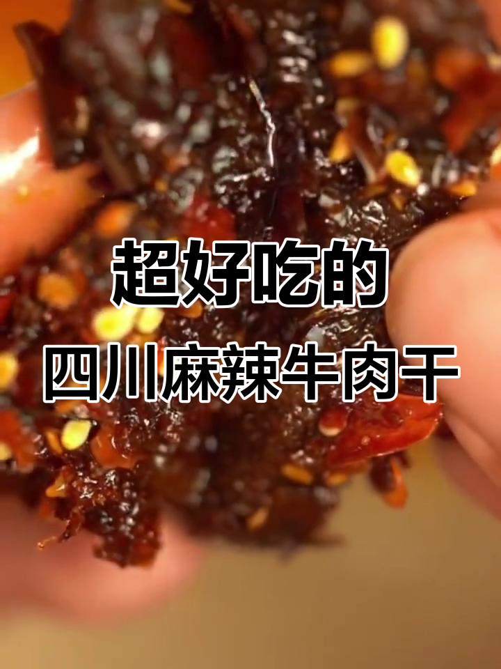 四川特产麻辣牛肉干,辣椒比肉还香!