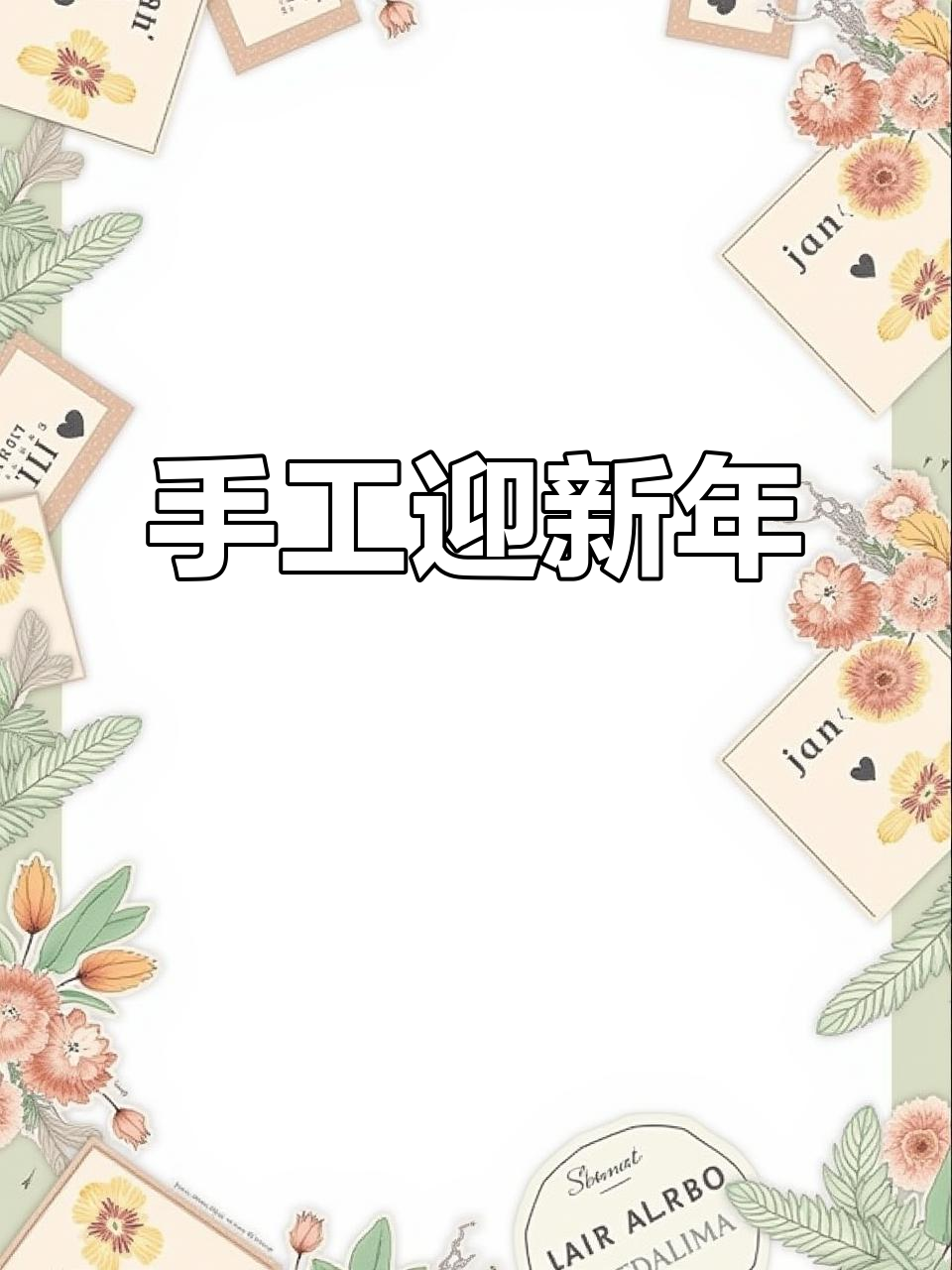 新年一起动手做鱼贴画,愿快乐伴随每一天!