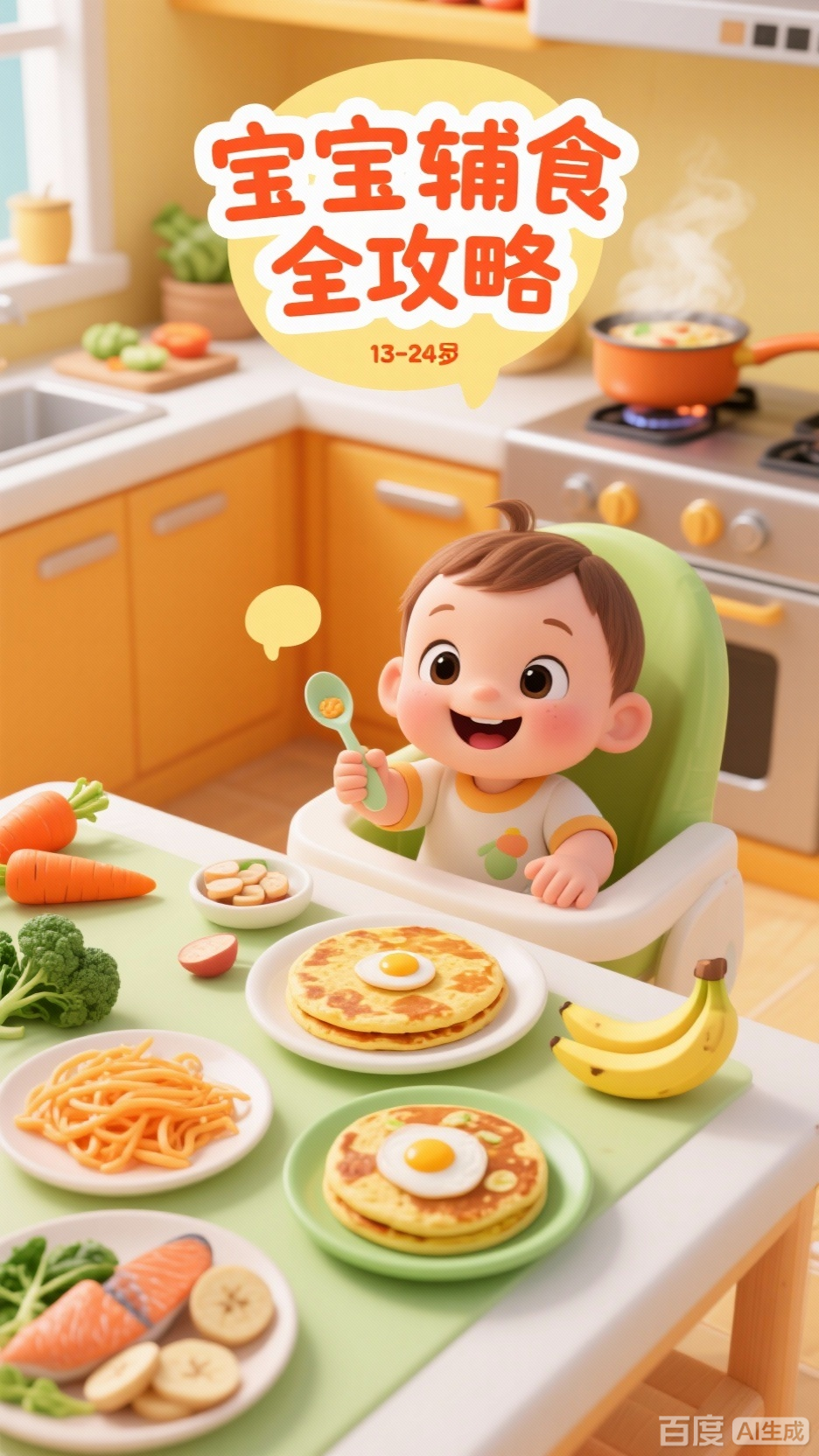 13-24个月婴幼儿辅食制作全攻略