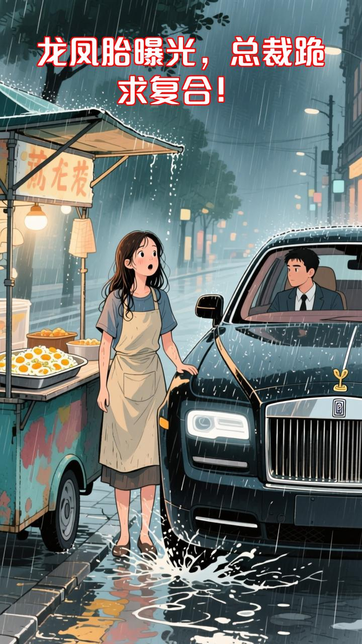 卖炒饭的单亲妈妈竟是总裁白月光，龙凤胎萌宝神助攻！