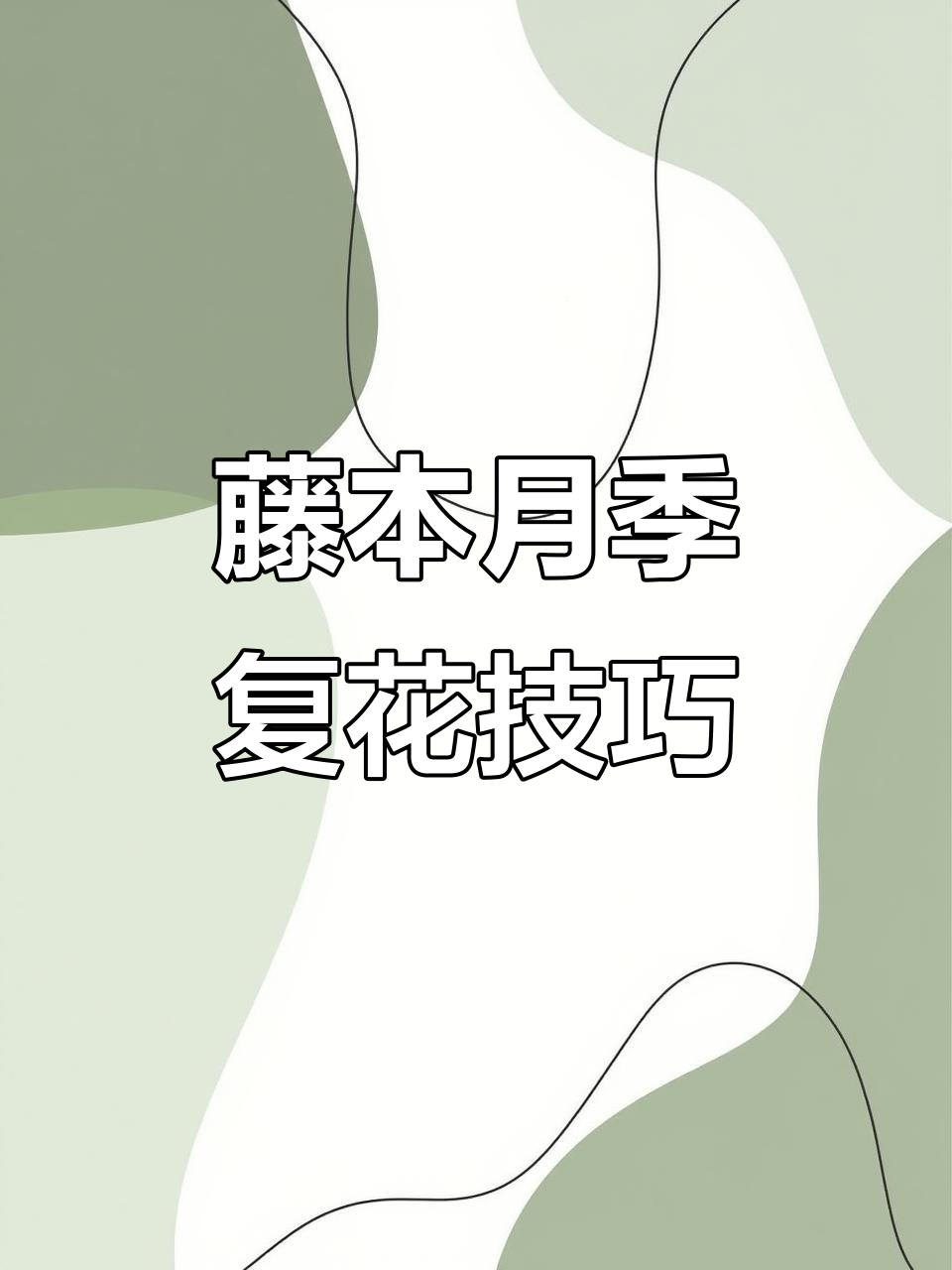 藤本月季印象派复花秘诀：早开花、无损枝，轻松复花