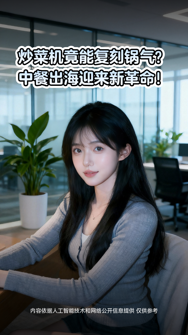 炒菜机竟能复刻锅气？中餐出海迎来新革命！