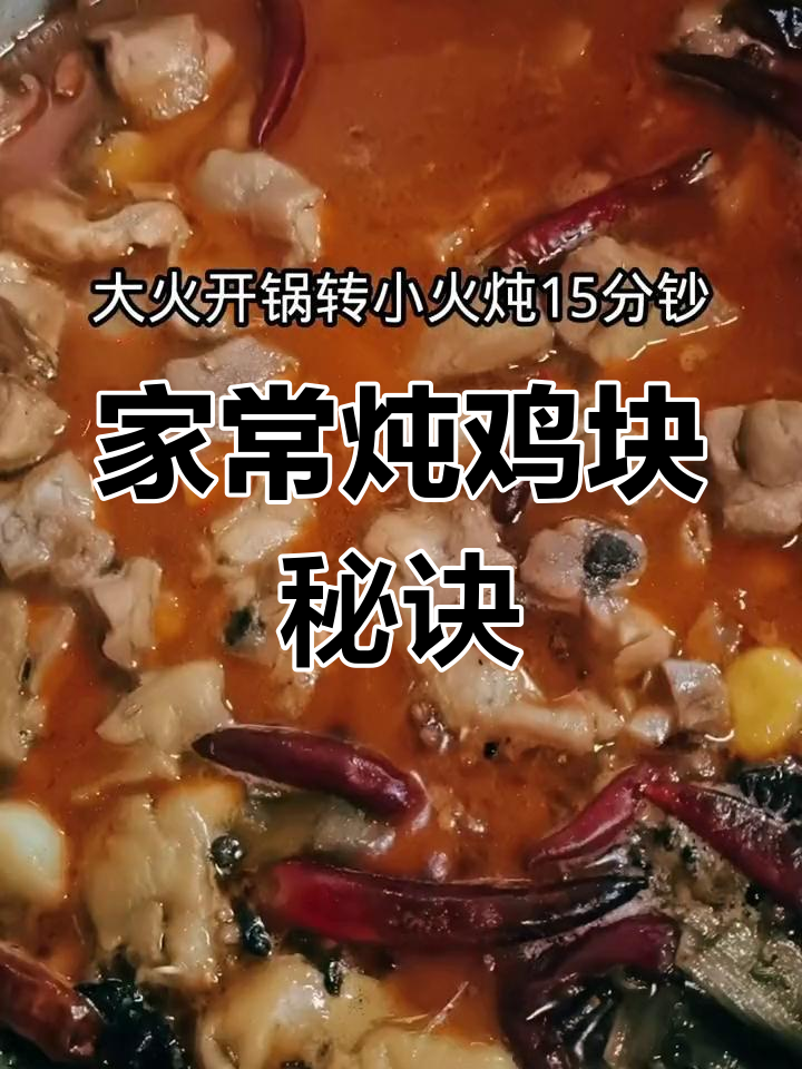 炖鸡块的家常做法,轻松做出饭店味