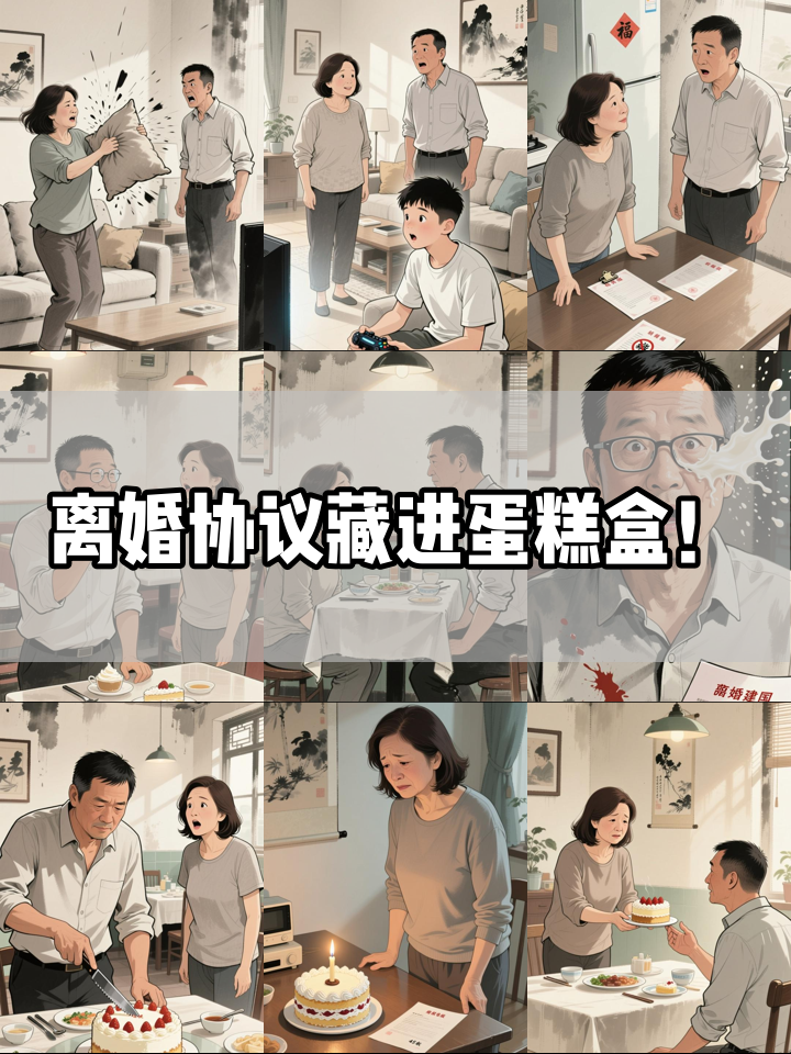 结婚纪念日蛋糕里,她吃出了自己的离婚协议