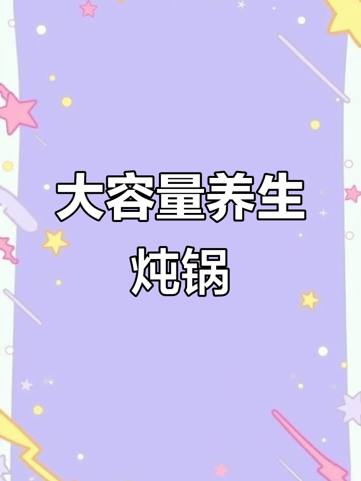苏泊尔大容量电炖锅,汤煲一锅搞定,适合全家共享