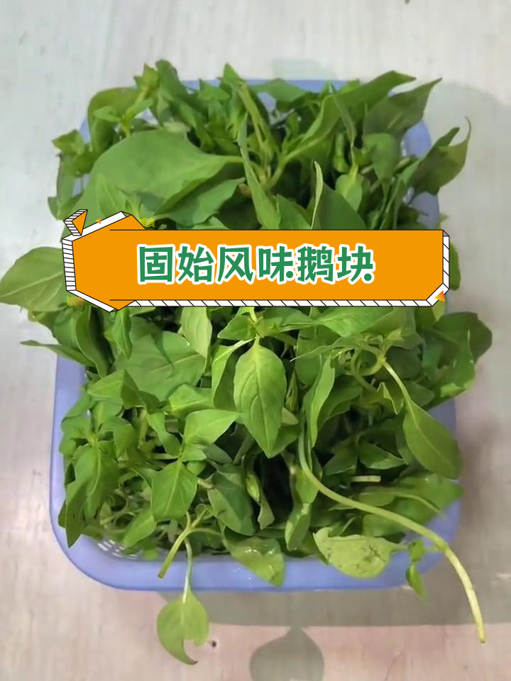 固始特色菜:鹅块与绿豆圆子,荆芥干豆腐搭配