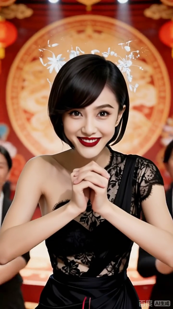 甜笑佳人送福来
