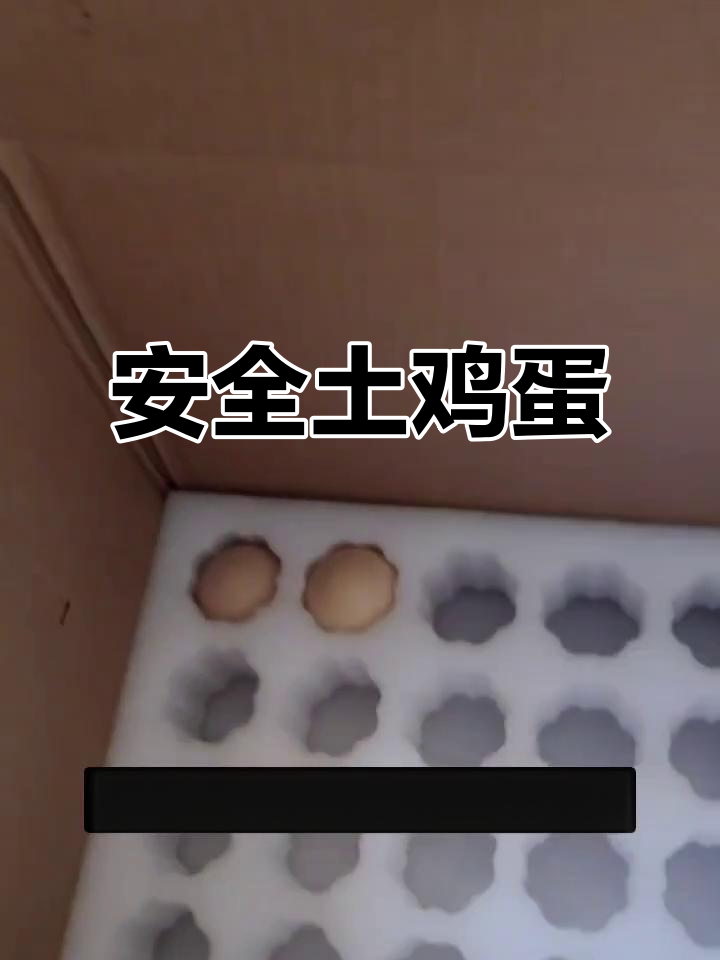 土鸡蛋用泡沫包装,快递安全无忧!