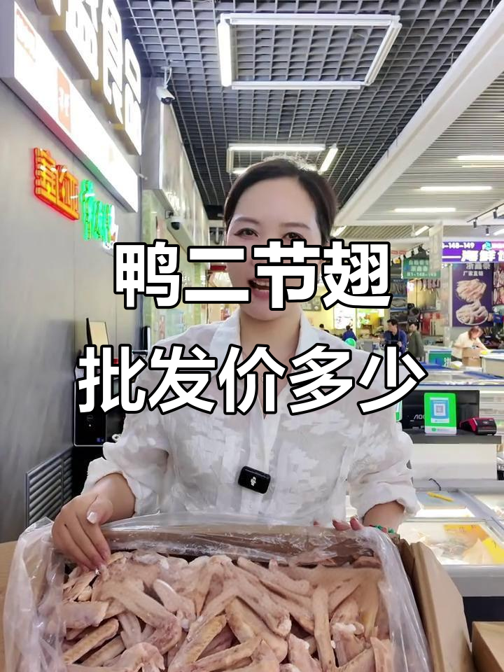 海鸿冻品市场鸭二节翅价格揭秘,L型号M型号任你选