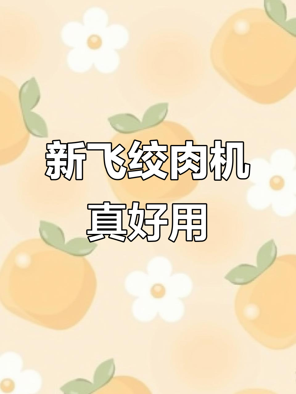 妈妈厨房神器,新飞绞肉机让做饭更轻松