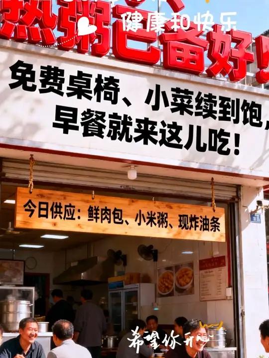 小米 粥的宣传广告 早餐摊位的广告可以吗