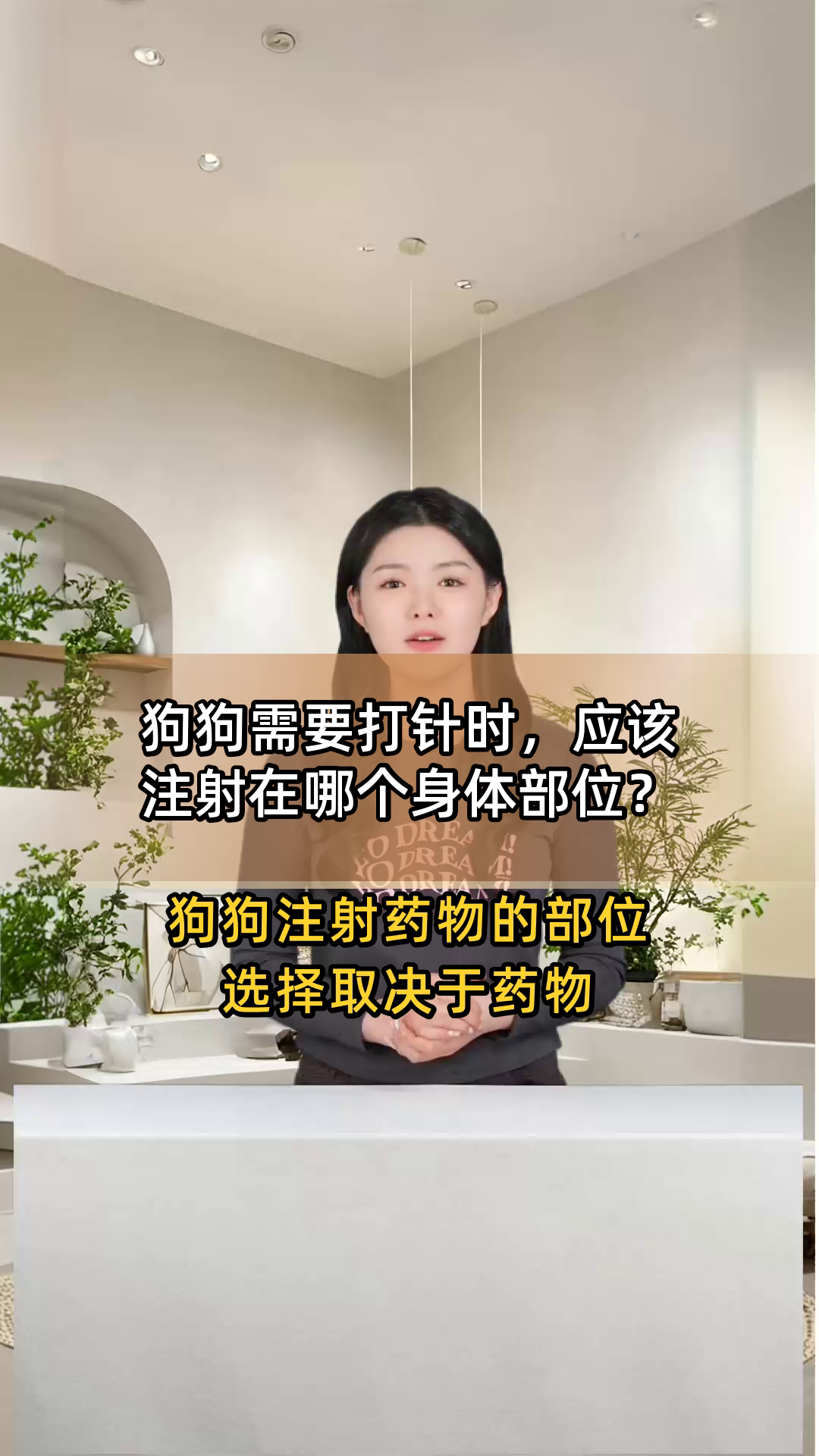 狗狗需要打针时,应该注射在哪个身体部位?