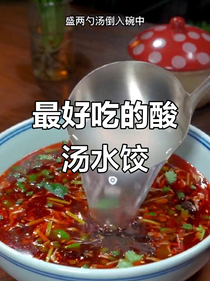 酸汤水饺才是最正宗的饺子做法,吃上一口就上瘾!