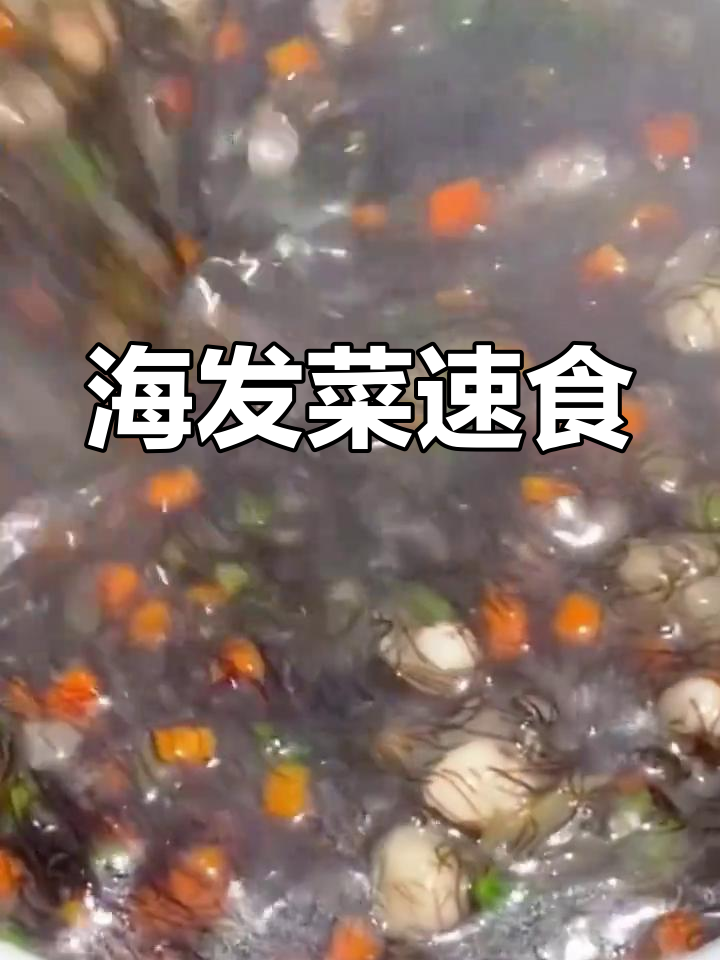 免洗海发菜,水洗发丝卷,100g即食美味