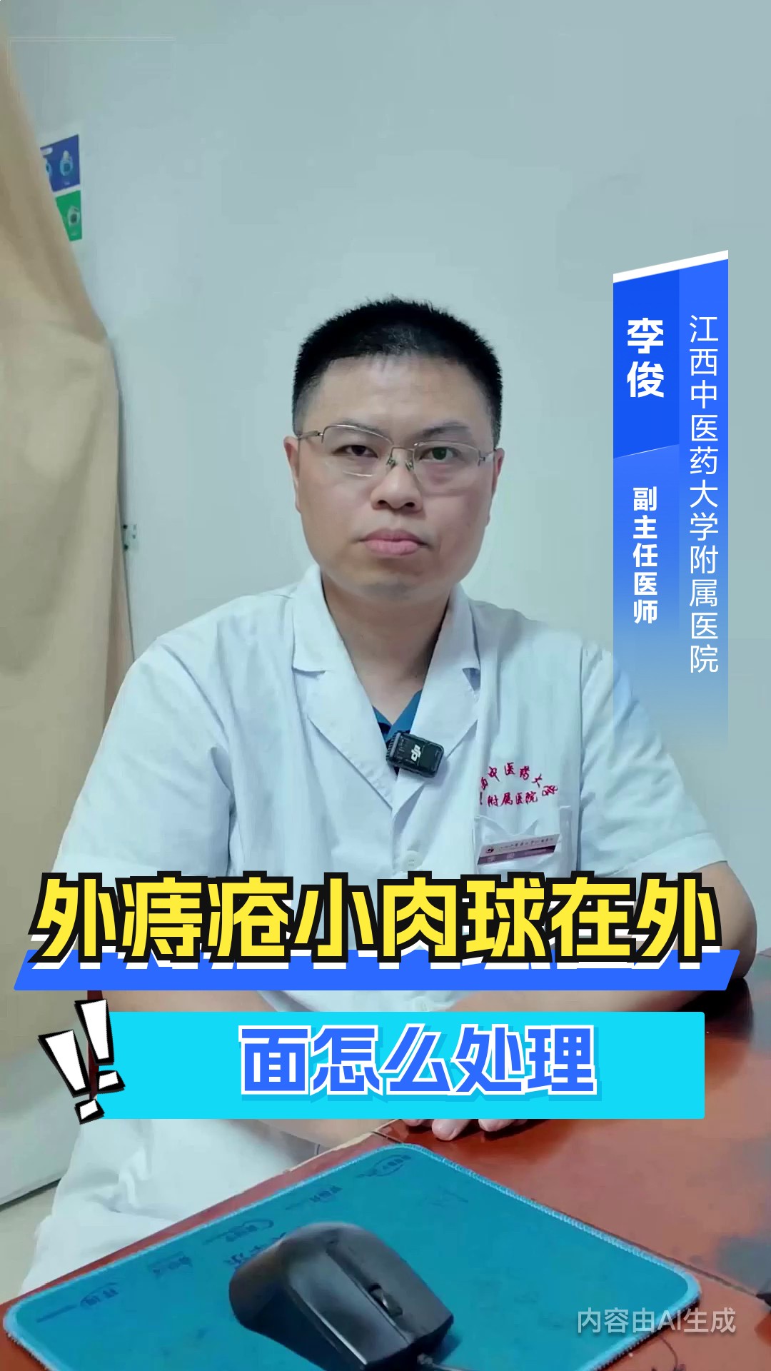 外痔疮小肉球在外面怎么处理