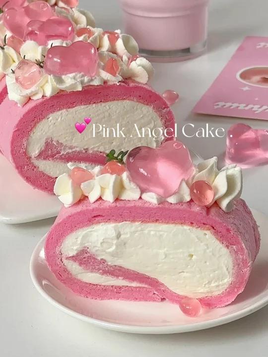 女神节浪漫限定|粉嫩少女心天使蛋糕卷