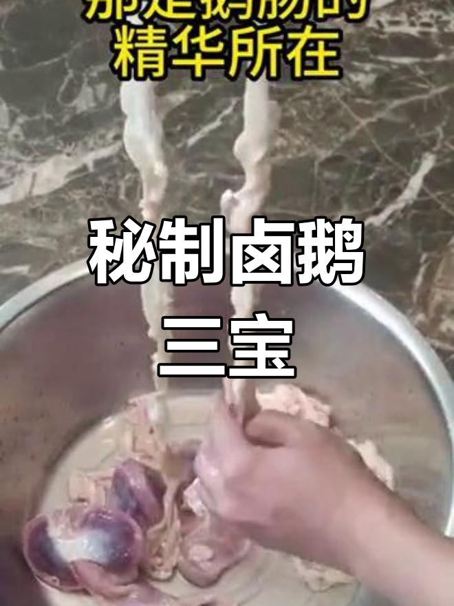潮汕卤鹅三宝:肝、肾与肠的完美搭配