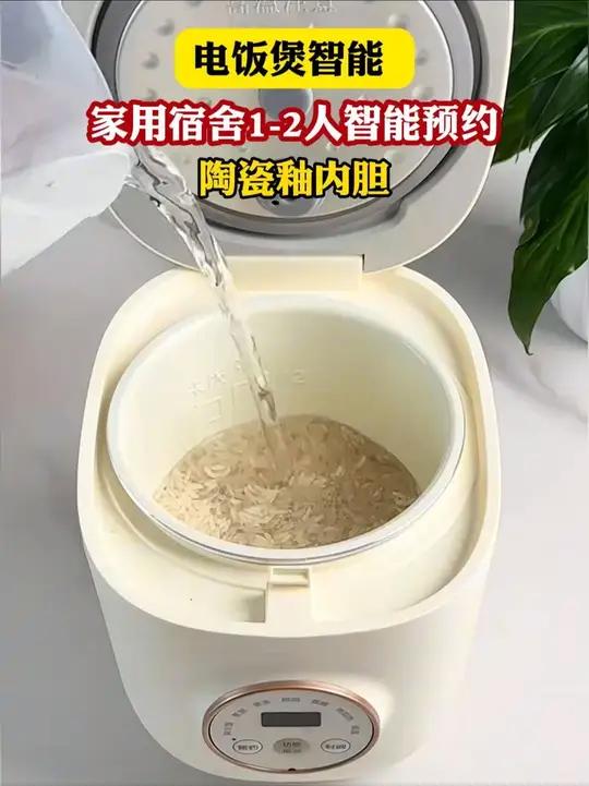 小熊迷你电饭煲，家用宿舍1-2人智能预约，1.2L小型电饭锅 小型电饭煲1-2人 多功能电