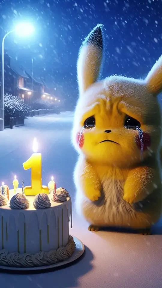 皮卡丘太可怜了,过生日没有一个人来 治愈 儿童动画 皮卡丘