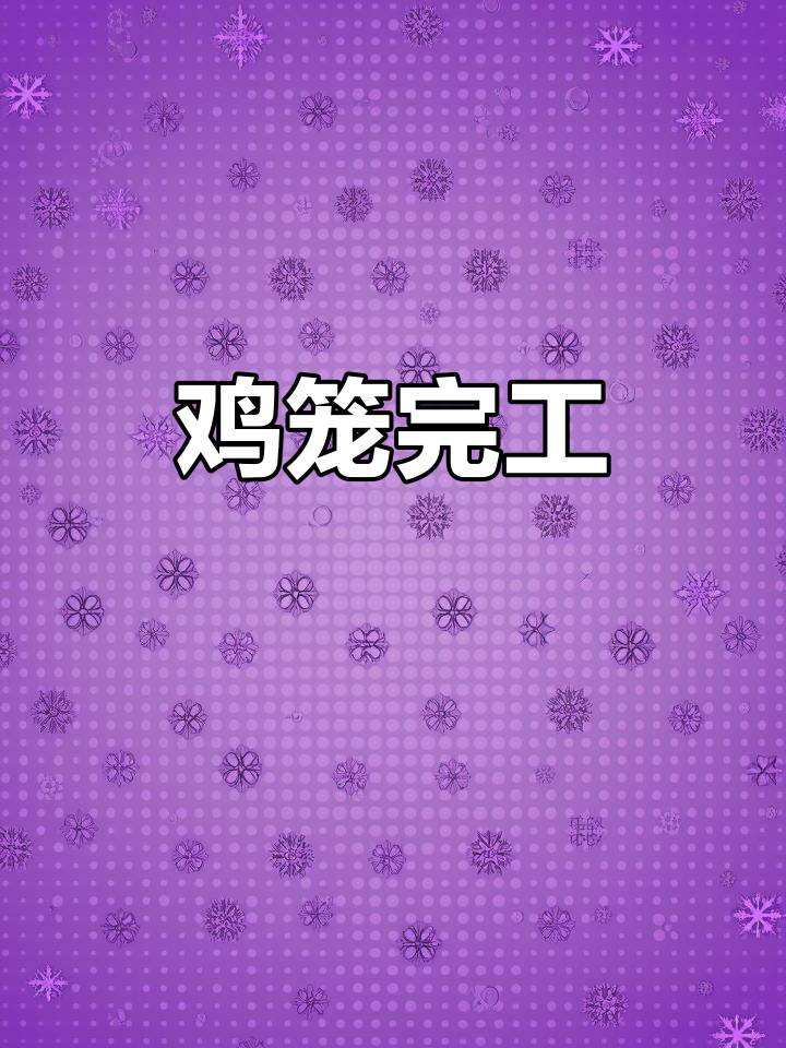 鸡笼焊接完成,三天努力成果,结实又美观!