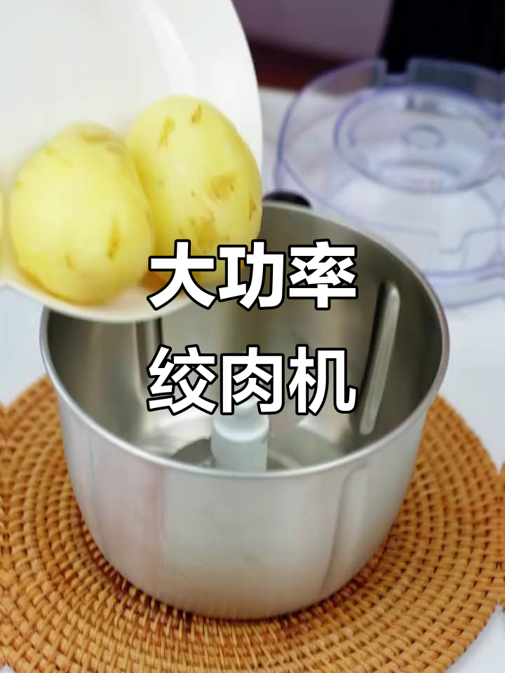 苏泊尔2.2L大容量绞肉机,强力四叶钢刀轻松搅碎食材