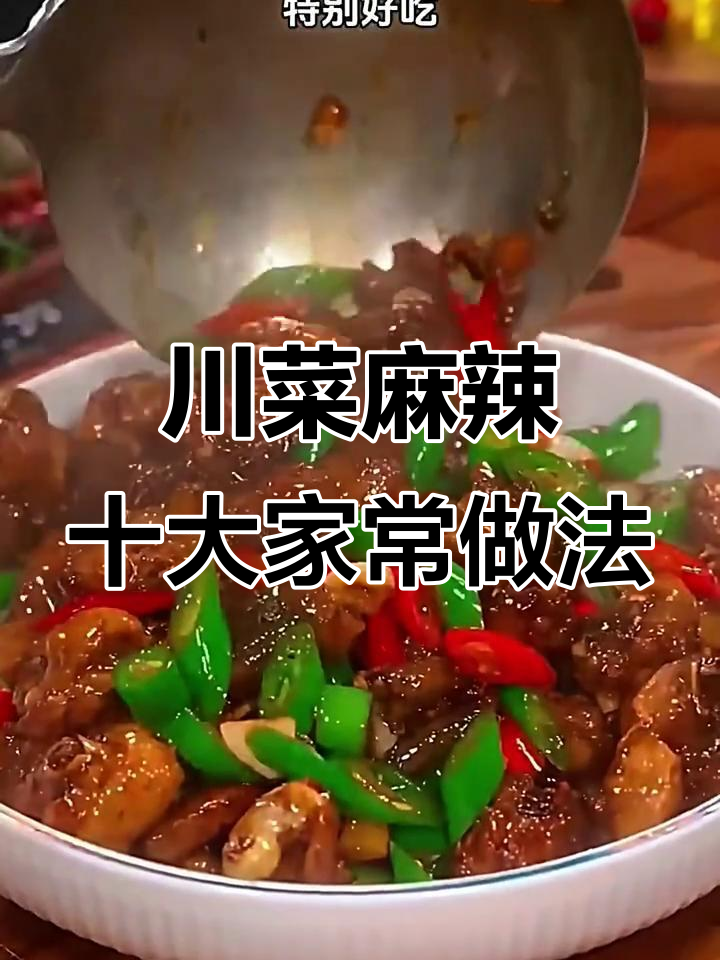 十种经典川菜麻辣做法,家常美味一学就会