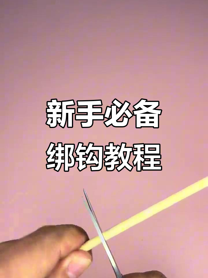 钓鱼新手必学!绑钩技巧全解析,轻松掌握各种钓法