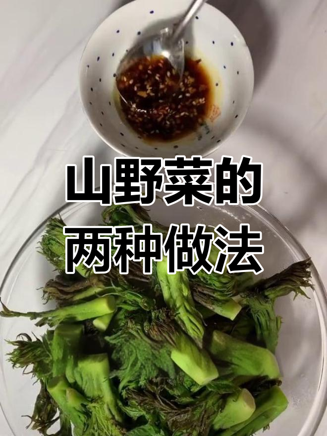 东北山野菜刺老芽的独特吃法